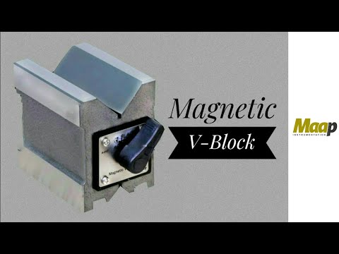 2-3//4/" Single Magnetic B Block Dual Vee
