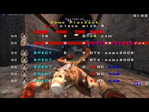 Quake 3 OSP: ESWC 2005 Finals - Cooller v Czm - hub3aeroq3