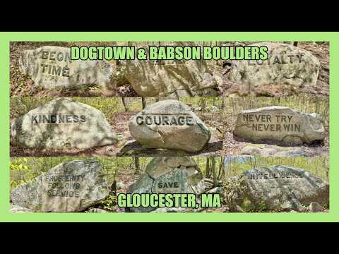Exploring abandoned Dogtown and the Babson Boulders Gloucester Massachusetts