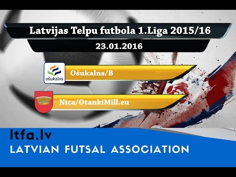 Ošukalns/B - Nīca/OtankiMill.eu [LTFA 1.LĪGA 2015/16 [Highlights]