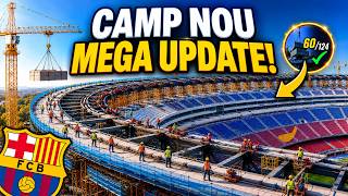 Camp Nou's Massive Roof Is Finally Taking Shape! | June 5 Construction Update