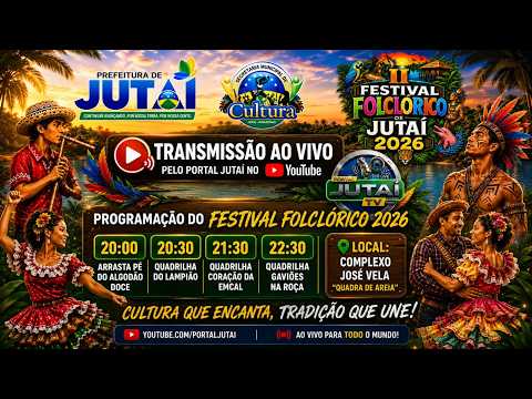 1ª Noite do Festival Folclórico de Jutaí 2026