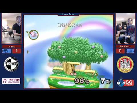 GG Bergen Liga Høst 2 - Hawk vs BenDesch - Losers Semis - Melee