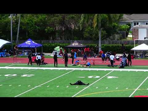 Boys 300m Hurdles Finals Section 7 Cardinal Gibbons Last Chance Meet 2022