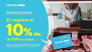 Caprabo Descompte del 10% en tota la teva compra* anuncio