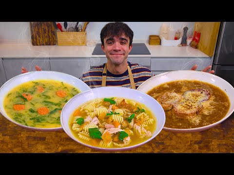 Sopa de Pollo con Fideos al estilo americano