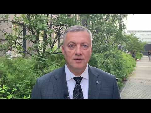 Поздравление с Днём города губернатора Иркутской области Игоря Кобзева