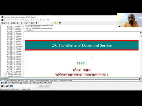 Teachings of Lord Kapila SB 3.25.1-12