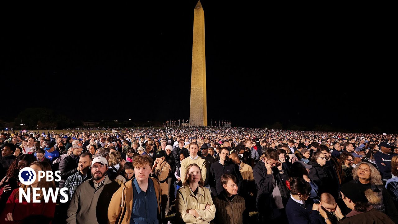 Voters at Harris’ Ellipse rally nervous, excited