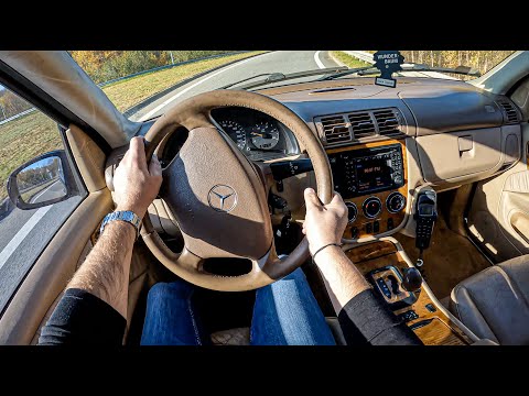 2004 Mercedes W163 ML400 [4.0 V8 250HP] |0-100| POV Test Drive #961 Joe Black