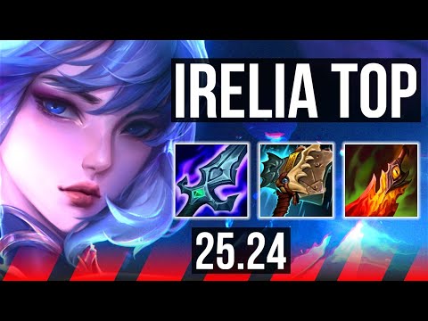 IRELIA vs TRYNDAMERE (TOP) | 56K damage, Good KDA: 18/2/5, Press The Attack | EUW Master | 25.24