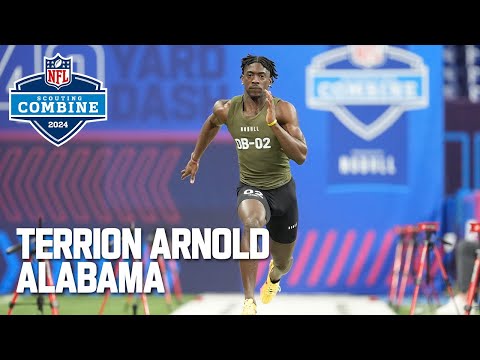 Terrion Arnold's FULL 2024 NFL Scouting Combine On Field Workout