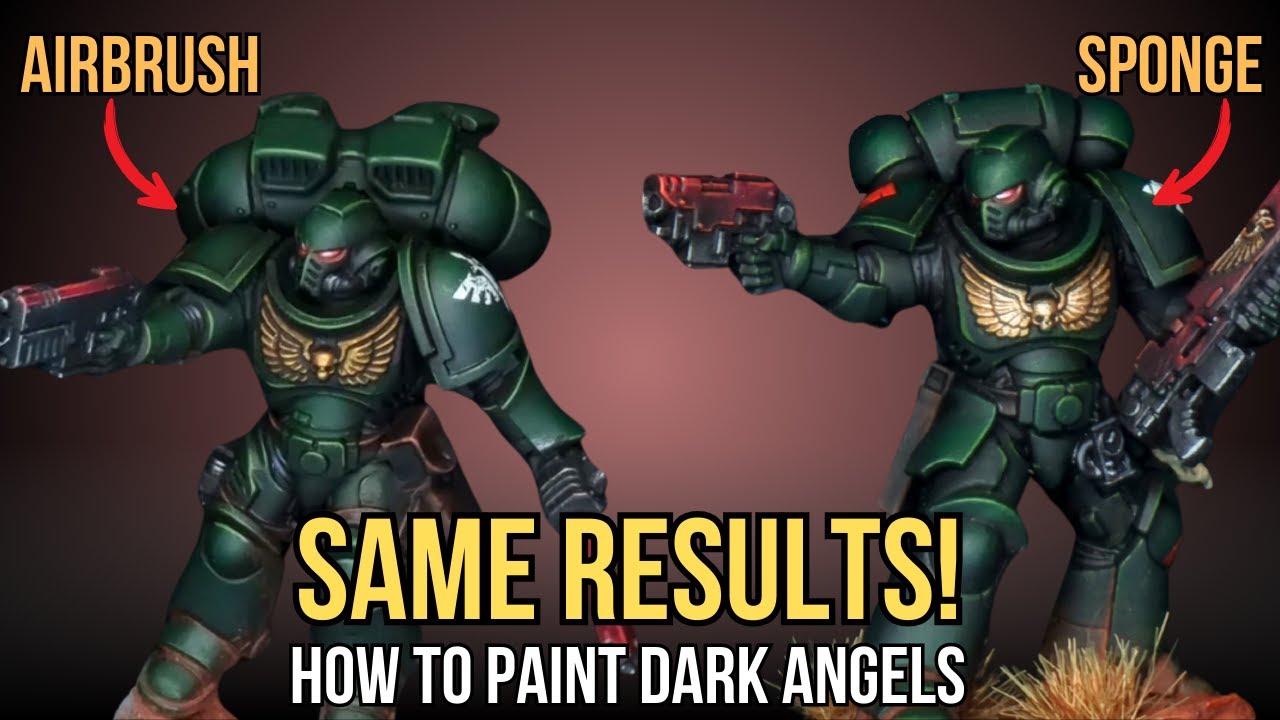 Same Results WITHOUT an Airbrush: DARK ANGELS Painting Guide!