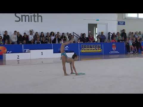 Cupa Ghimbav 2022 ROU Dan Sara ACS Carla Ritmic Gim Brasov 0 8 ani   nivel A2014 R1