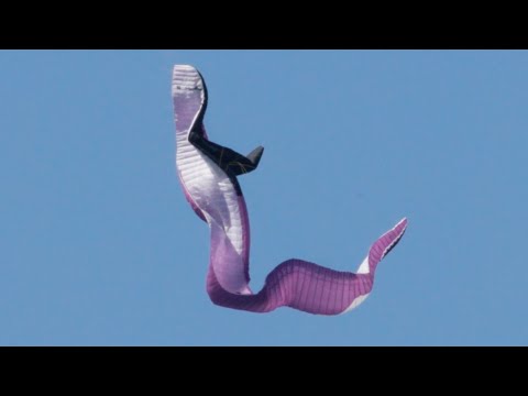 Cascade, abattée twisté et chute dans la voile !