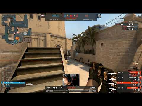 huNter fast 4k against Heroic @mirage | FLASHPOINT 3