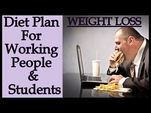 Weight Loss Diet Plan for Working People & Students | Lose Weight Fast 10Kg | Fat to Fab Video