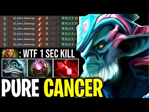PURE CANCER HERO 7.27c..!! Leshrac Octarine + Bloodstone Counter Windranger Mid 7.27c | Dota 2