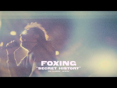 Foxing "Secret History" | Live at The Fillmore (12/19/24) || #anamorphic