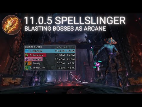 Destroying Bosses as Spellslinger! Huge Bursts! | +Grim Batol | TWW S1 Arcane Mage 11.0.5