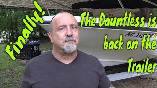 How to Reposition Boat On a Trailer & Replace the Bunks - 2000 Boston Whaler Dauntless