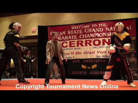 Team Paul Mitchell vs Team Full Circle Women's Team Fighting at Ocean State Grand Nationals 2012