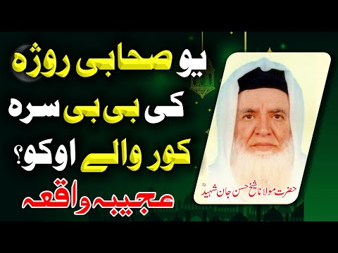 Sahabi Roja Ki Bibi Sara Korwali Okoo | Molana Hassan Jan Shaheed | Ramzan Funny Clip | #KarwaniHaq