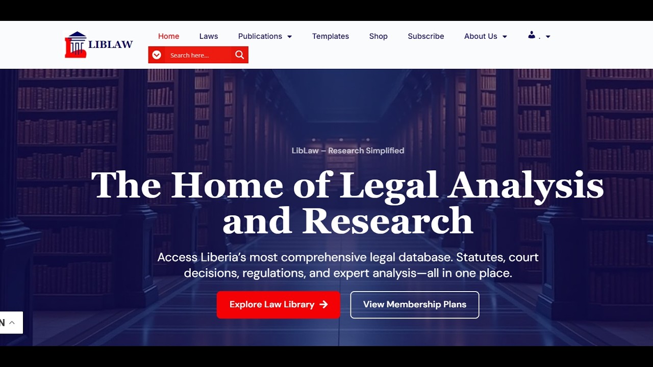 Navigating the Liblaw website