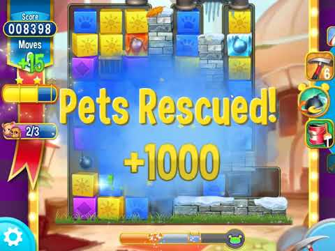 Pet Rescue Saga Level 3185 - NO BOOSTERS | SKILLGAMING ✔️