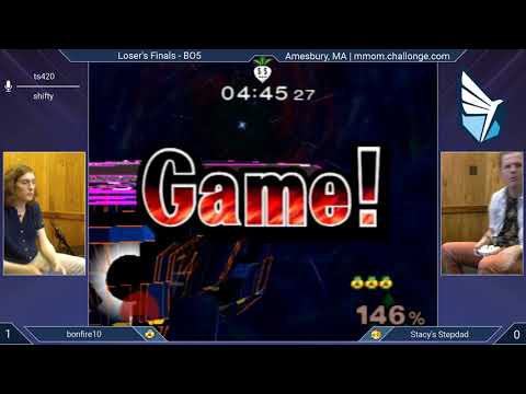 MMOM165 SSBM - bonfire10 (Sheik) vs. Stacy's Stepdad (Peach) - Melee LF