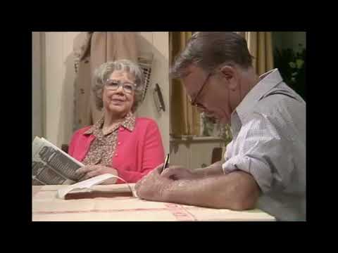 Young at Heart - starring John Mills.  Episode: "Everything in the Garden's Lovely" (1981)