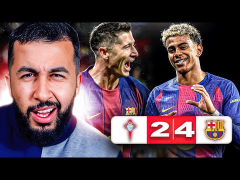 5 POINT LEAD BECOMES 3 POINTS.. | BARCELONA 4-2 CELTA REACTION!