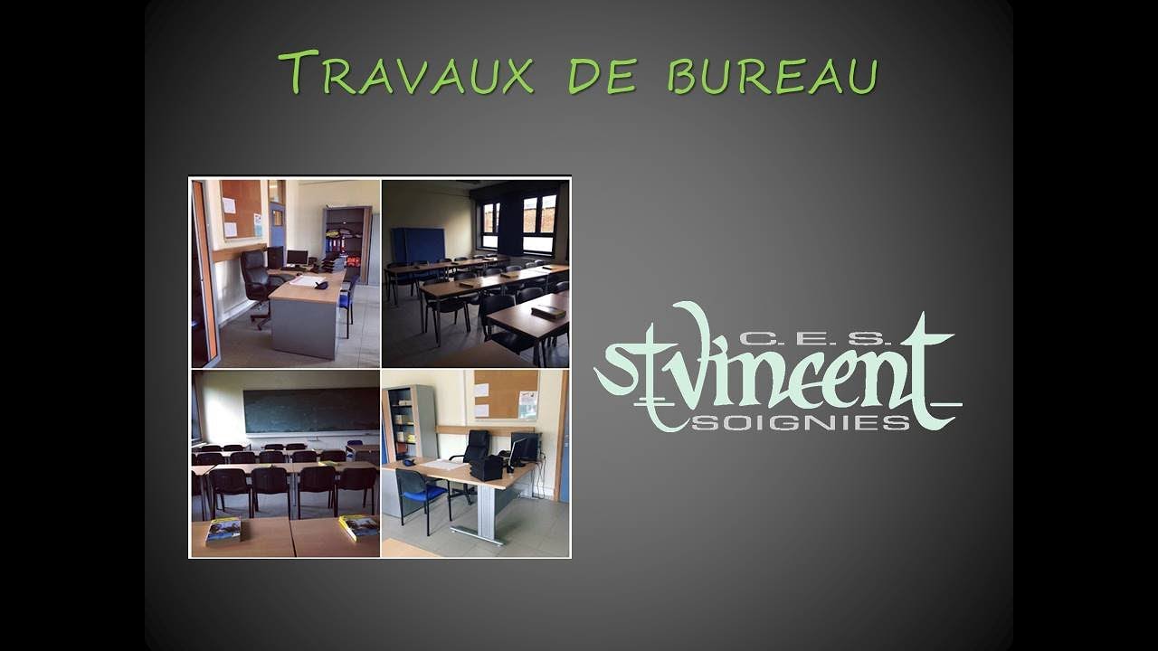 Découvrir la section Travaux de bureau