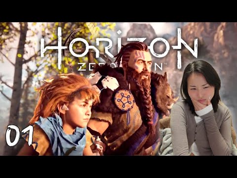 The Start of a New World.. CRYING | First Playthrough Horizon Zero Dawn | Lets Play Part 1