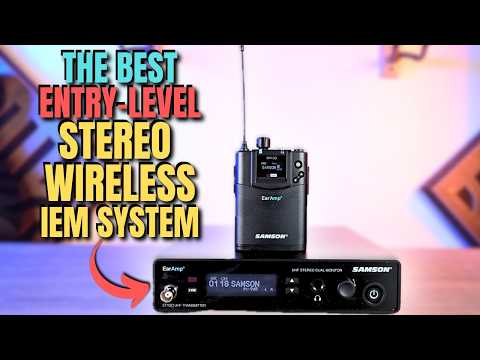 Affordable STEREO WIRELESS IEM System w/SCANNING: Samson EarAmp EWM100