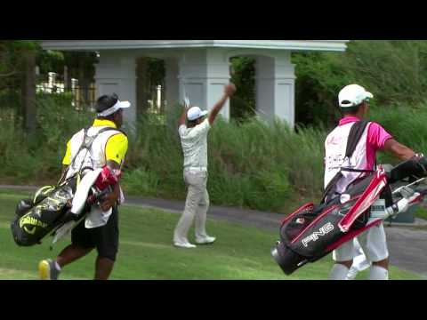 2015 Resorts World Manila Masters-Hung Chien-yao's ace on 13 in final round