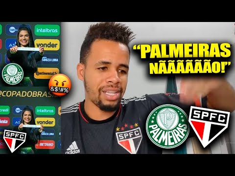REAÇÃO DO TORCEDOR do SÃO PAULO ao PEGAR o PALMEIRAS no SORTEIO da COPA DO BRASIL 2023 [REACT]