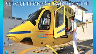 Book Low-Cost Air Ambulance Service from Kolkata to Delhi by Hifly ICU
