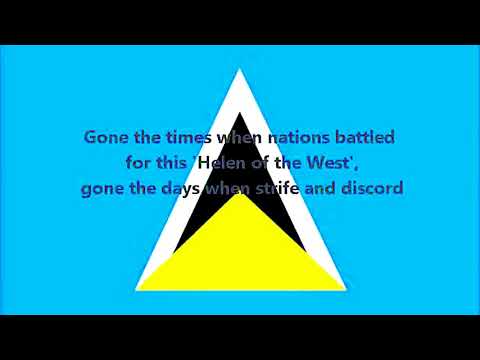 Sons and Daughters of Saint Lucia - National Anthem of Saint Lucia (English lyrics)