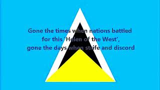 Sons and Daughters of Saint Lucia - National Anthem of Saint Lucia (English lyrics)