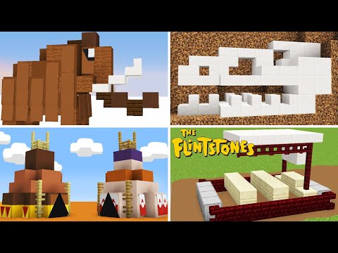 AverageTuna - 10 Prehistoric Builds you can do in Minecraft Java & Bedrock!