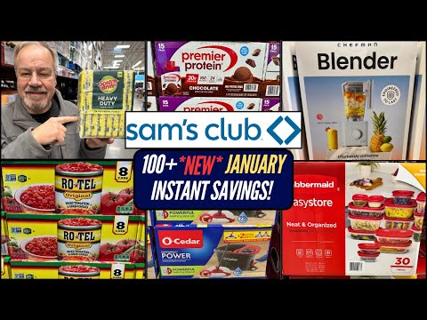SAM'S CLUB ~ 100+ NEW JANUARY INSTANT SAVINGS! 1/2 - 1/25