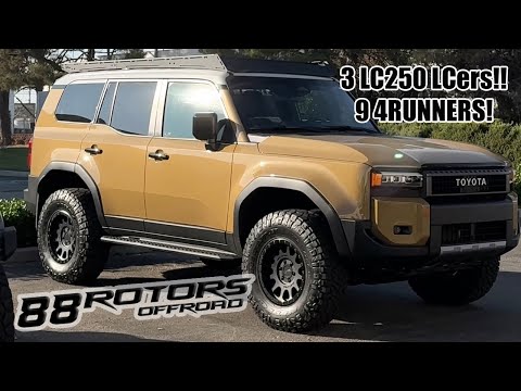 CRANKING OUT A DOZEN BUILDS: 3 LAND CRUISERS LC250, 9 TOYOTA 4RUNNERS