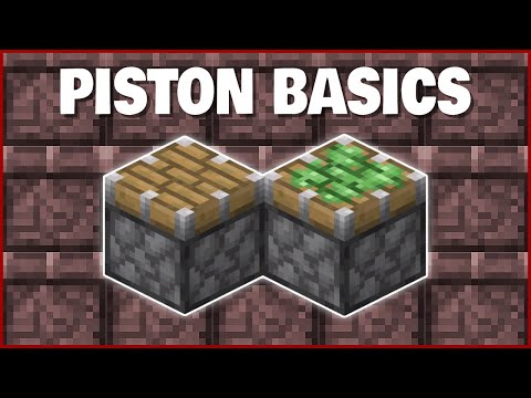 Minecraft Piston Basics | How to Use Pistons!