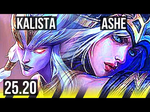 KALISTA & Poppy vs ASHE & Nautilus (ADC) | 43k DMG, Dominating | KR Master | 25.20