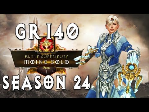 Rank 1 GR140 Monk | Diablo 3 [Season 24]