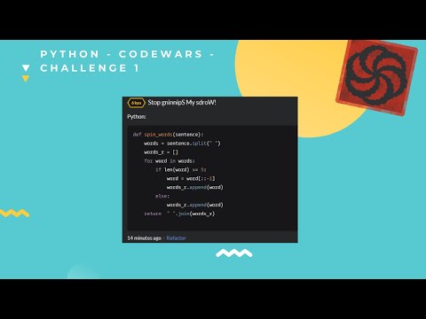 Python Codewars Stop Gninnips My Sdrow