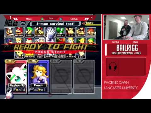 Bailrigg - Mace (Jigglypuff) Vs. Turntup (Sheik) Melee Pools