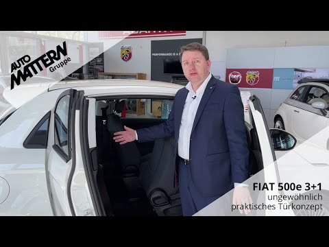 Fiat 500e 3+1 🚪 Elektroauto mit dritter Tür 😲
