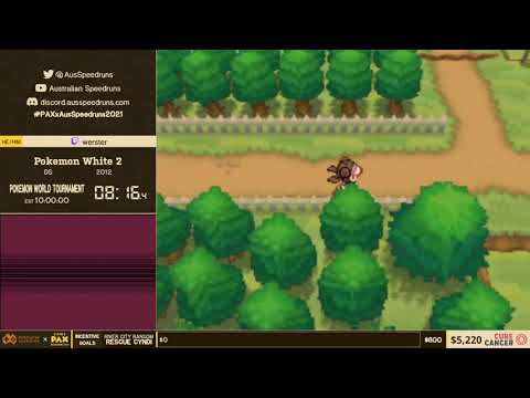 Pokemon White 2 World Tournament Speedrun Live at PAX Aus 2021